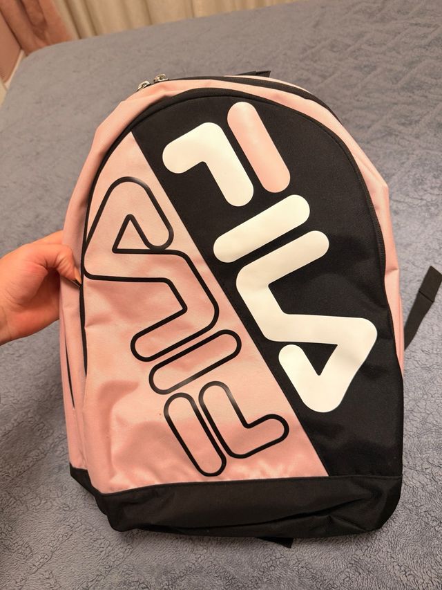 Mochila Fila Rosa y Negra