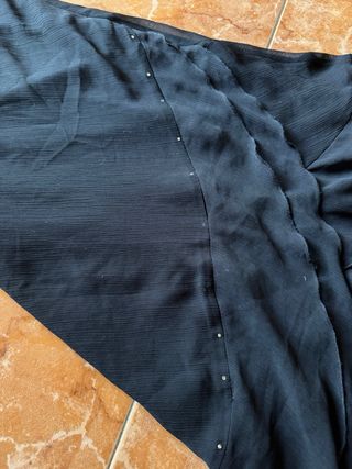 Vestido con tara NUEVO t. M