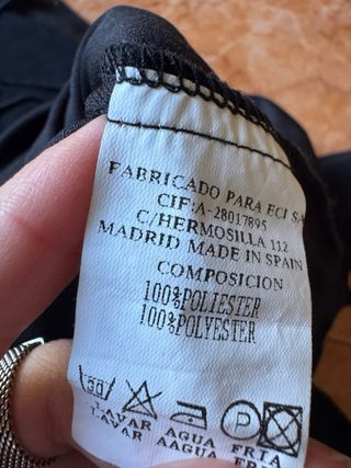 Vestido con tara NUEVO t. M