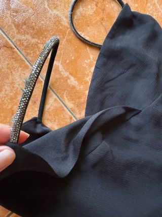 Vestido con tara NUEVO t. M