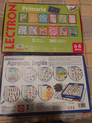 Juegos de mesa LECTRON y CONECTOR