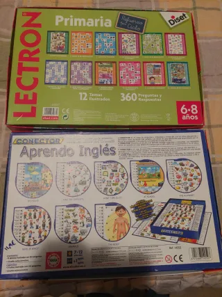 Juegos de mesa LECTRON y CONECTOR