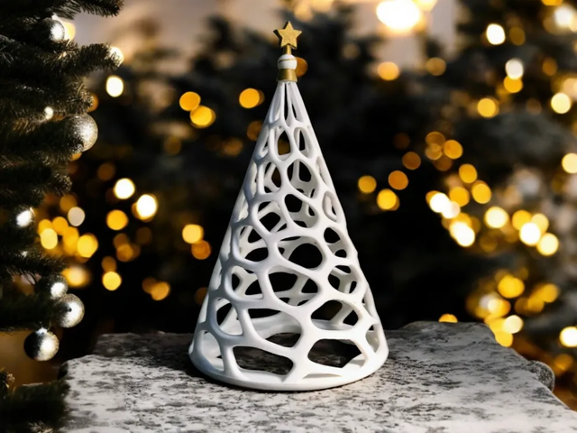 Árbol de Navidad Cerámica y Metal