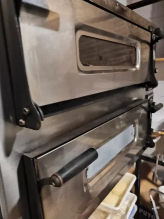 Horno de pizza profesional 6+6