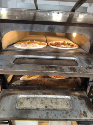 Horno de pizza profesional 6+6