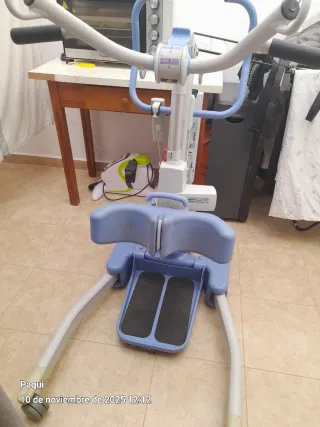 Grúa Oxford plegable con arnés y batería