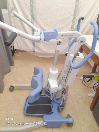 Grúa Oxford plegable con arnés y batería