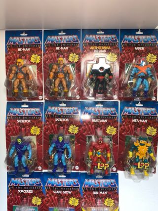Lote figuras Masters of the Universe Origins 24 ud