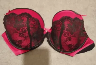 Sujetador Secret Possession Rojo y Negro Encaje