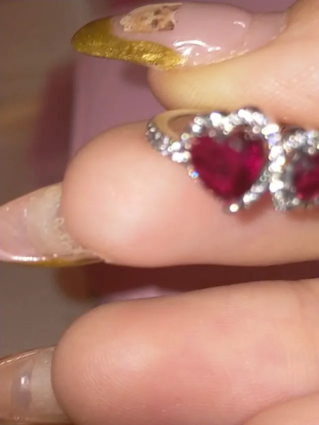 Anello Cuore Rosso e Argento Pandora