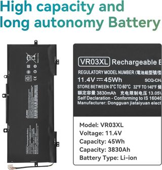 Batteria KYUER 45Wh VR03XL per HP Envy 13-D000