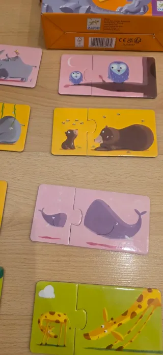 Djeco Puzzle Duo Maman & bébé 12 piezas