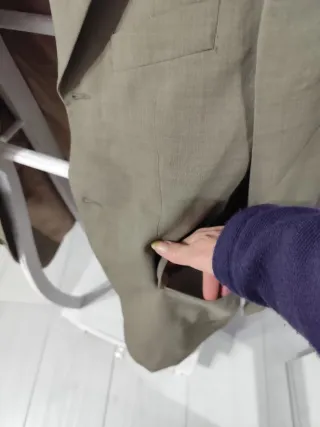 Americana Boston verde claro Caballero