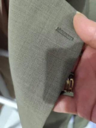 Americana Boston verde claro Caballero