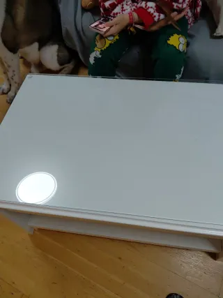 Cristallo per tavolo bianco trasparente