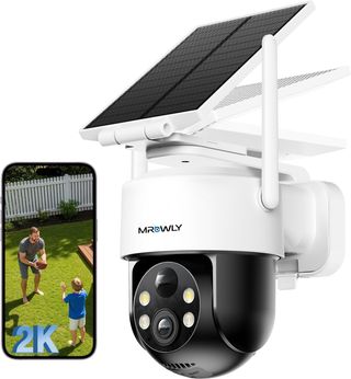 Cámara Vigilancia MROWLY Solar WiFi Exterior 2K
