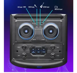 Altavoz NSG WILD DUB 2 Potente Negro/Morado