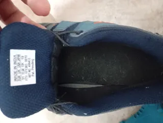 Zapatillas niño talla 31 Salomon azul/gris