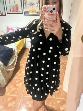 Vestido Zara lunares