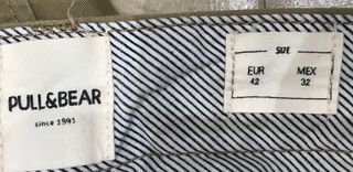 Lote de 2 pantalones chinos de Pull Bear