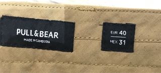 Lote de 2 pantalones chinos de Pull Bear