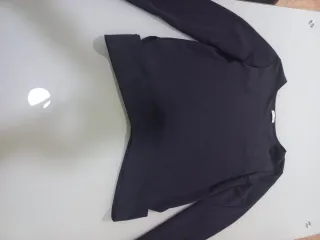 Sudadera azul marino co Zara talla S