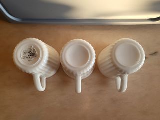 Set 3 Tazze Ikea Bianche