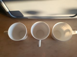 Set 3 Tazze Ikea Bianche