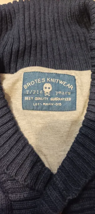 Rebeca azul Brotes talla 16