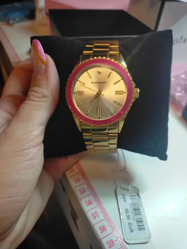Orologio Radiant Dorato e Rosa
