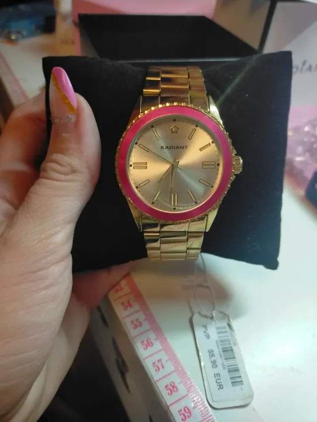 Orologio Radiant Dorato e Rosa