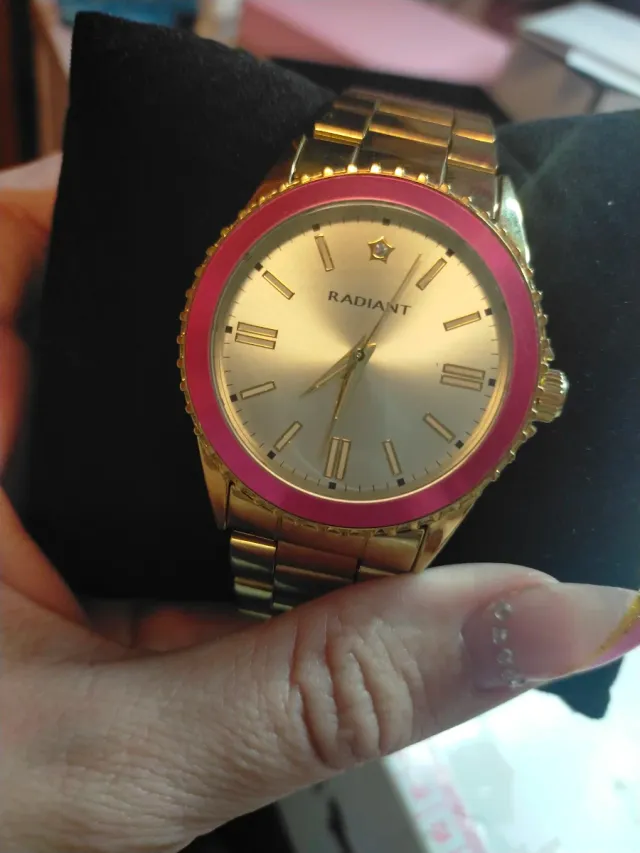 Orologio Radiant Dorato e Rosa