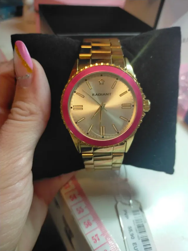 Orologio Radiant Dorato e Rosa