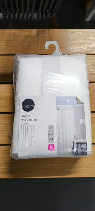 Cortina Inspire Amina Blanca 300x280cm