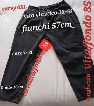 Jeans Shein Curvy OXL tg48it