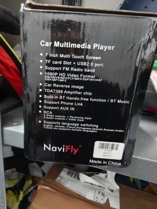 Reproductor Multimedia Coche Android NaviFly