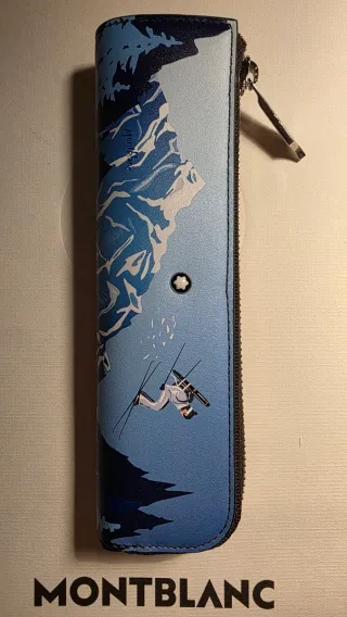 Estuche Montblanc 1 Pen, escena nieve