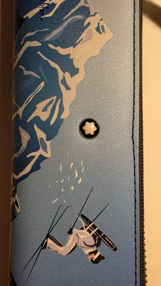 Estuche Montblanc 1 Pen, escena nieve