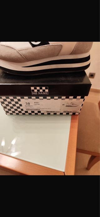 Bambas No Name Mujer Talla 38 Blancas/Negras