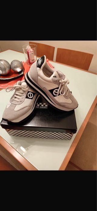 Bambas No Name Mujer Talla 38 Blancas/Negras