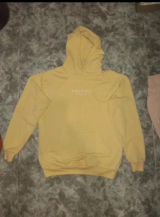 Sudadera KAOTIKO BCN Amarilla Hombre
