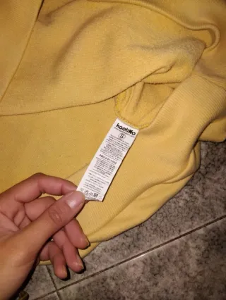 Sudadera KAOTIKO BCN Amarilla Hombre