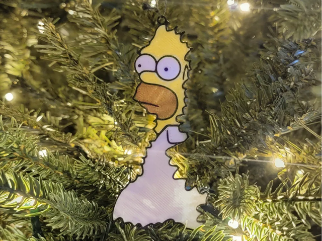 Adorno Homer Simpson Navideño