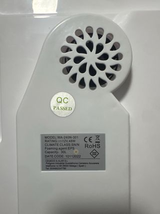 Nevera portátil 30L enchufable 12v