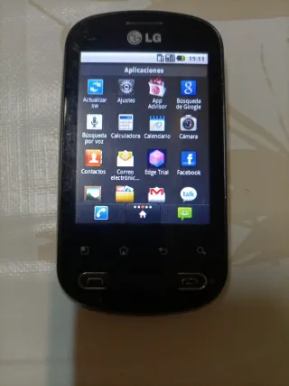 Móvil Vodafone LG P-350 Negro