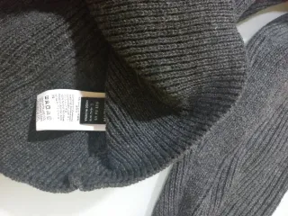 Jersey lana gris con volantes