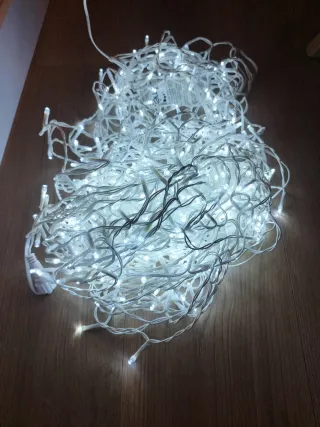 Luces Cortina Navidad Ventana 2mx3m