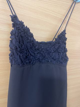 Vestido corto Bershka morado talla S fiesta