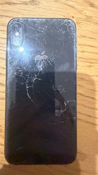 iPhone X 256GB Negro (Trasera Rota)