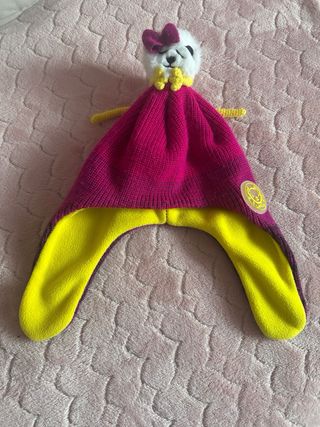 Gorro niña Wedze rosa y morado